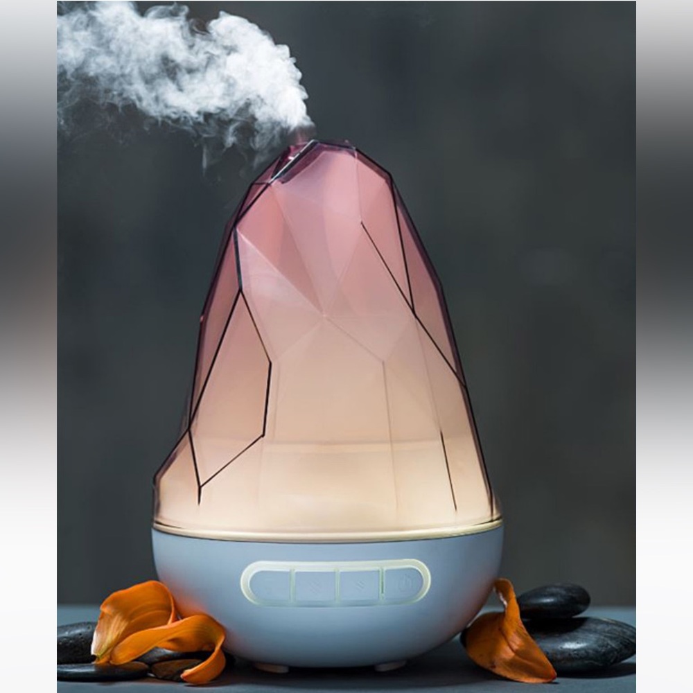 UO Quooz Rockano ultrasonic aromatherapy diffuser in toffee